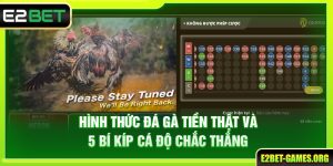 Hình Thức Đá Gà Tiền Thật E2BET Và 5 Bí Kíp Cá Độ Chắc Thắng