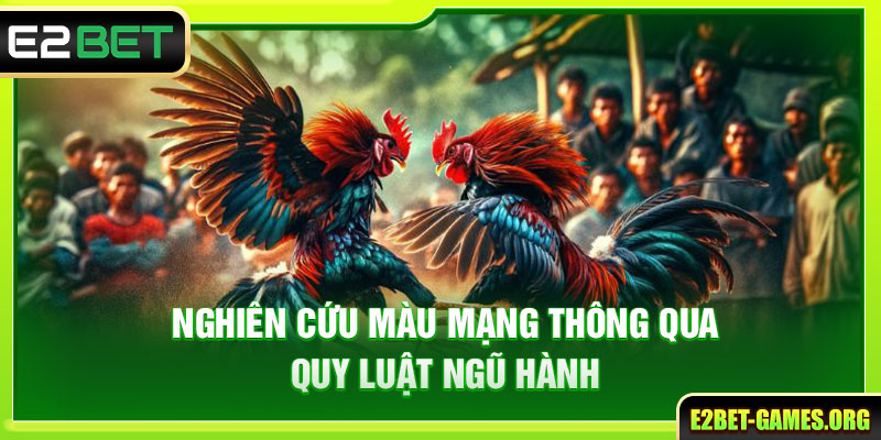 Hình Thức Đá Gà Tiền Thật E2BET Và 5 Bí Kíp Cá Độ Chắc Thắng 4 Nghiên cứu màu mạng thông qua quy luật ngũ hành